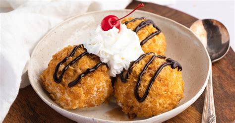 Fried Ice Cream Easy Recipe Insanely Good