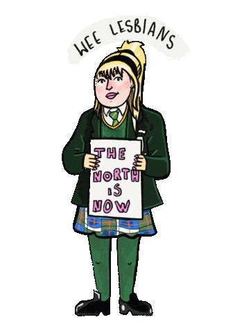 Rose May Scribble Giphyupload Gay Lesbian Ireland Sticker