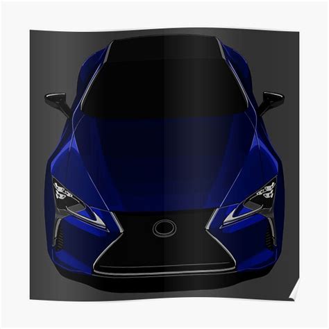 Lexus Lc500 Poster By Auto Illustrate Redbubble