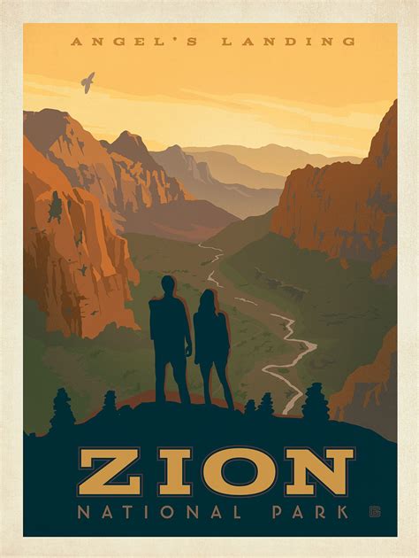 Zion National Park Poster