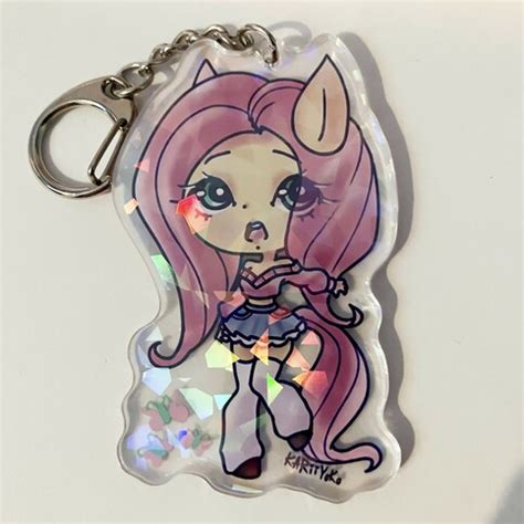 MLP Fluttershy Humanoid Keychain On Storenvy