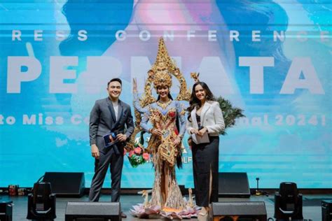 Potret Kostum Nasional Wakil Indonesia Untuk Miss Cosmo 2024