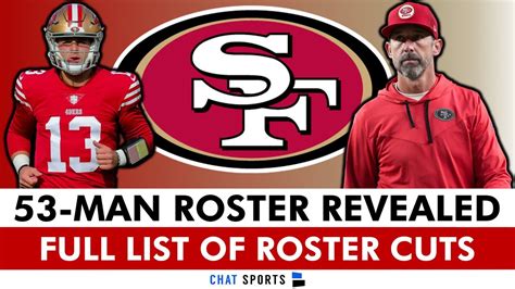 JUST IN San Francisco 49ers Initial 53 Man Roster Full List Of