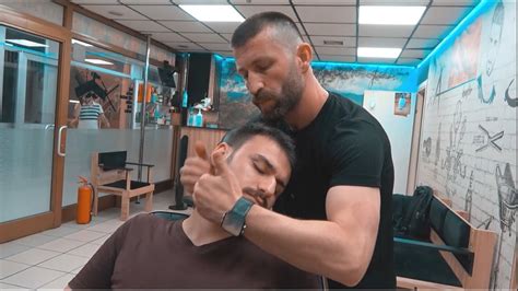 ASMR Turkish Barber Head Massage Face Massage And Body Massage YouTube