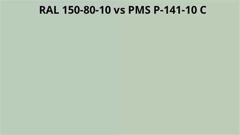 Ral Vs Pms P C Ral Colour Chart Uk