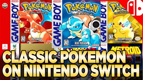 Here S Why Classic Pokemon Games On Nintendo Switch Are Coming Youtube