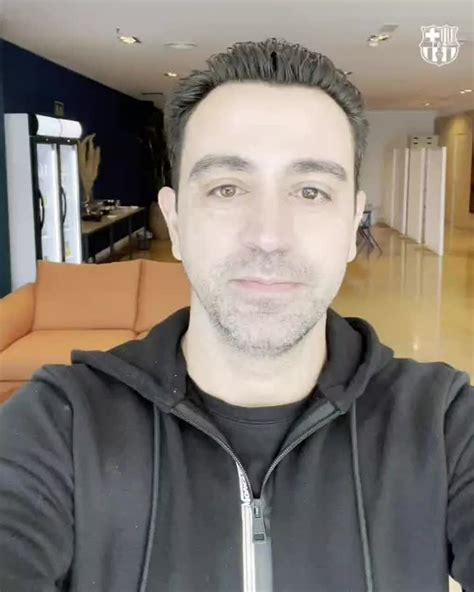 Fc Barcelona On Twitter 🗣 Xavi ¡hola Culers Ya Estoy En Casa Muy