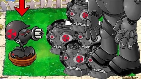 Doom Gatling Pea Vs All Doom Zombies Vs Dr Zomboss Giga Plants Vs