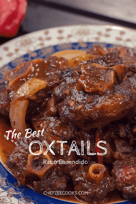 Oxtail Stew Rabo Encendido Chef Zee Cooks