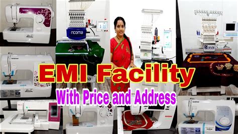 Sewing Machines Price With Emi Facility And Adress Youtube