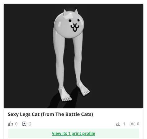 [fan Made] Battle Cats 3d Models R Battlecats