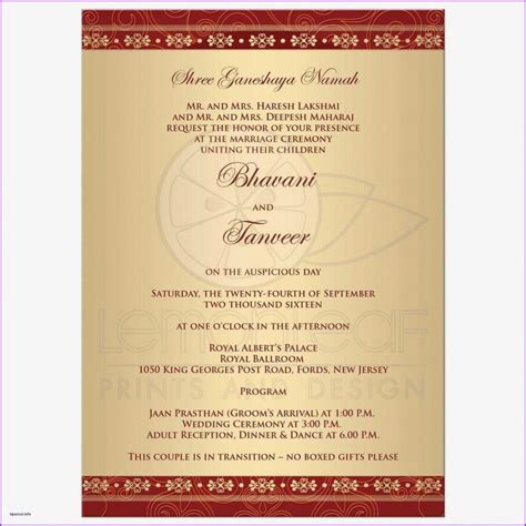 The Breathtaking Indian Wedding Invitation Cards Templates Free