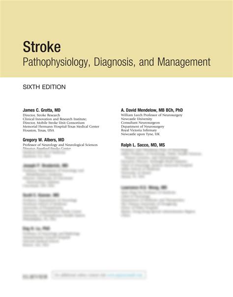 Solution Stroke Pathophysiology Diagnosis And Management E Studypool