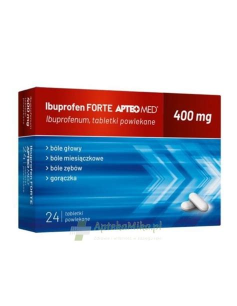 Ibuprofen APTEO MED 400 Mg 24 Tabletki Powlekane Cena Aptekamika Pl