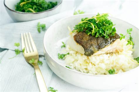 Gebakken Kabeljauw Met Citroen Risotto En Gremolata Elien S Cuisine