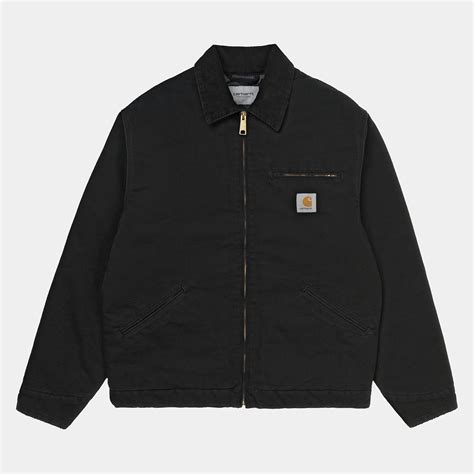 Carhartt Wip Og Detroit Jacket Black Skateboarding S Finest