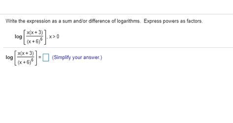 Solved Write The Expression As A Sum And Or Difference Of Chegg