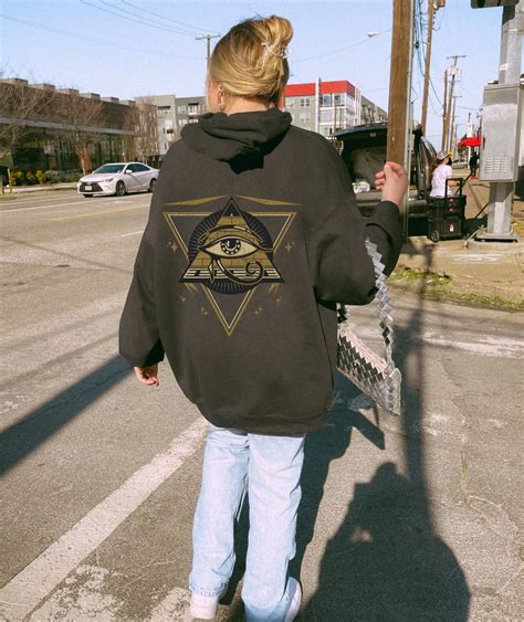Eye Of Horus Hoodie Evil Eye Hoodie Evil Eye Shirt Mystical Shirt