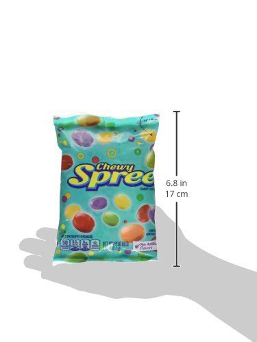 Wonka Chewy Spree Fruit Flavored Candy No Artificial Flavors 7 Oz