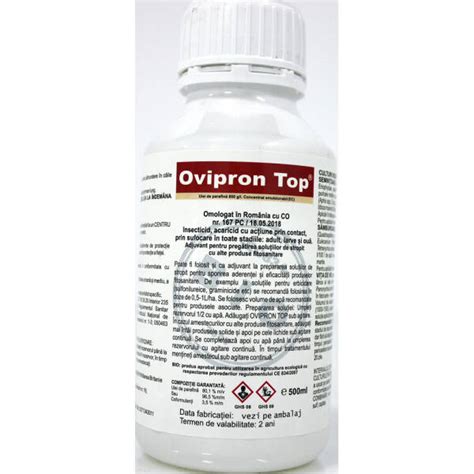 Ovipron Top Ml Ulei Horticol Cu Efect Insecticid Acaricid De