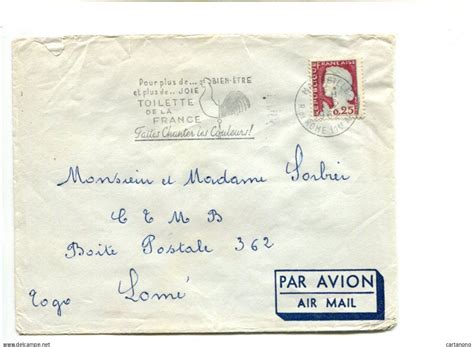 1960 Marianne De Decaris FRANCE 0 25 Marianne Decaris Seul Sur Lettre