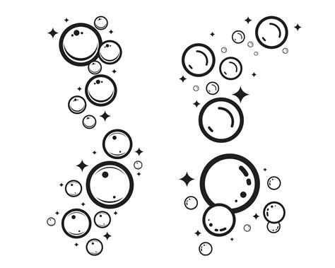 Bubbles Clip Art Black And White