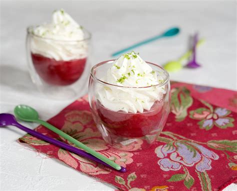 Confit De Rhubarbe La Philippe Conticini Et Framboises La Mousse