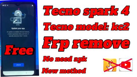 Tecno Spark 4 Tecno Kc 2 Frp Google Account Remove Without Any Apks