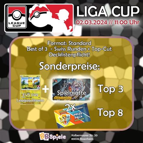 Pokemon Turnier 02 03 2024 Pokemon Liga CUP BB Spiele