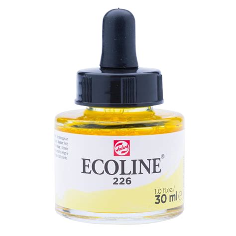 Aquarela L Quida Ecoline Talens Pastel Yellow Ml