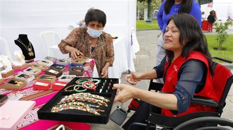 Alrededor De 60 Emprendimientos Impulsados Por Personas Con Discapacidad Participan En Feria