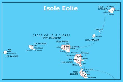 Isole Eolie: Arcipelago delle Isole Eolie in Sicilia.