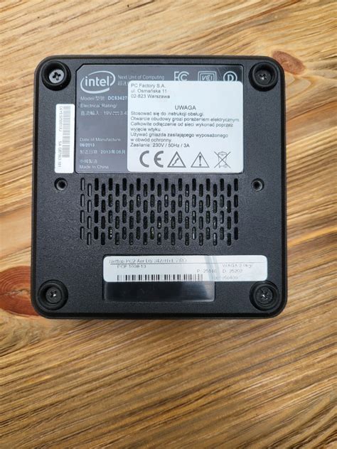 Intel NUC Dc53427hye Karczew Kup Teraz Na Allegro Lokalnie