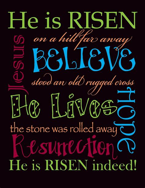 Our Good Mess Resurrection Day Printable Easter Inspirational