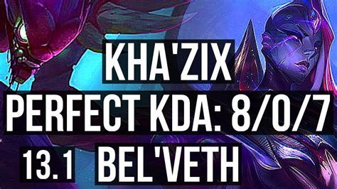 Kha Vs Bel Veth Jng Legendary Games Euw Master