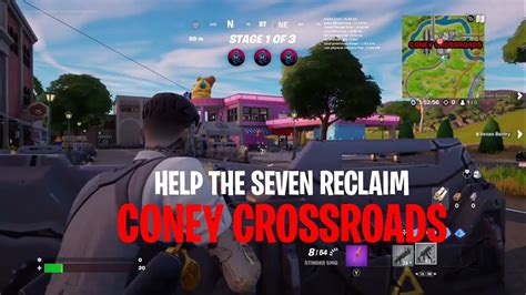 Fortnite HELP THE SEVEN RECLAIM CONEY CROSSROAD YouTube