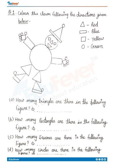 Cbse Class 3 Math Shapes And Designs Worksheet With Solutions