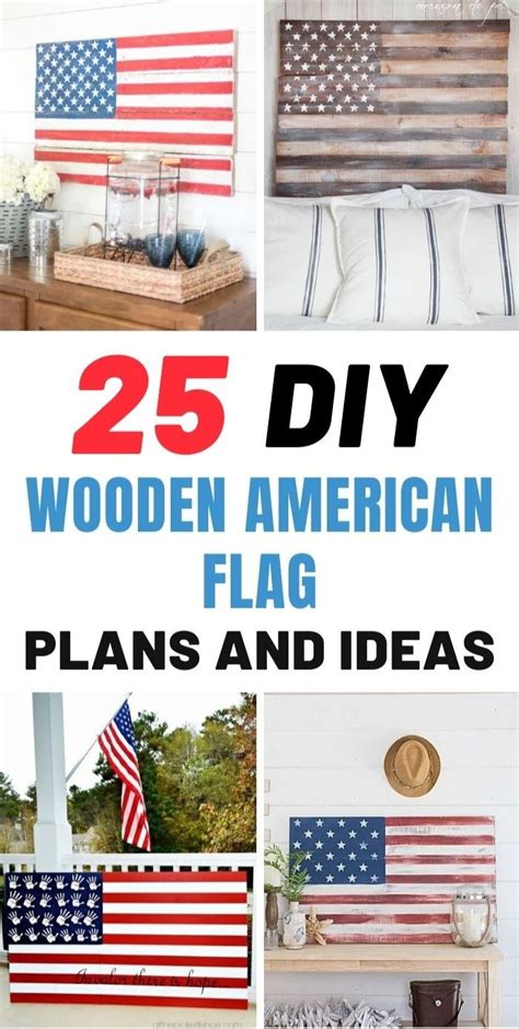 25 Diy Wooden American Flag Plans Wooden American Flag American Flag