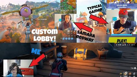 I Got In To Typical Gamer And Samara Redways Match Custom Fortnite Lobby Youtube