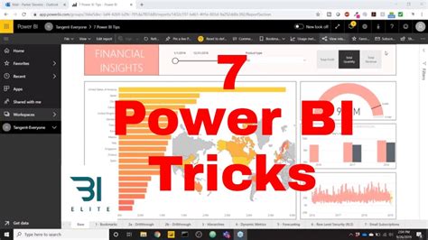 7 Tips And Tricks For Stunning Power Bi Reports Youtube