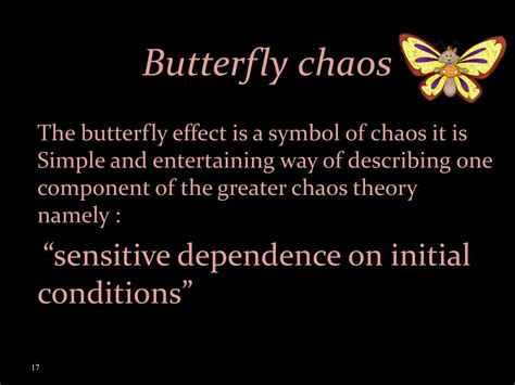 Butterfly Effect Theory