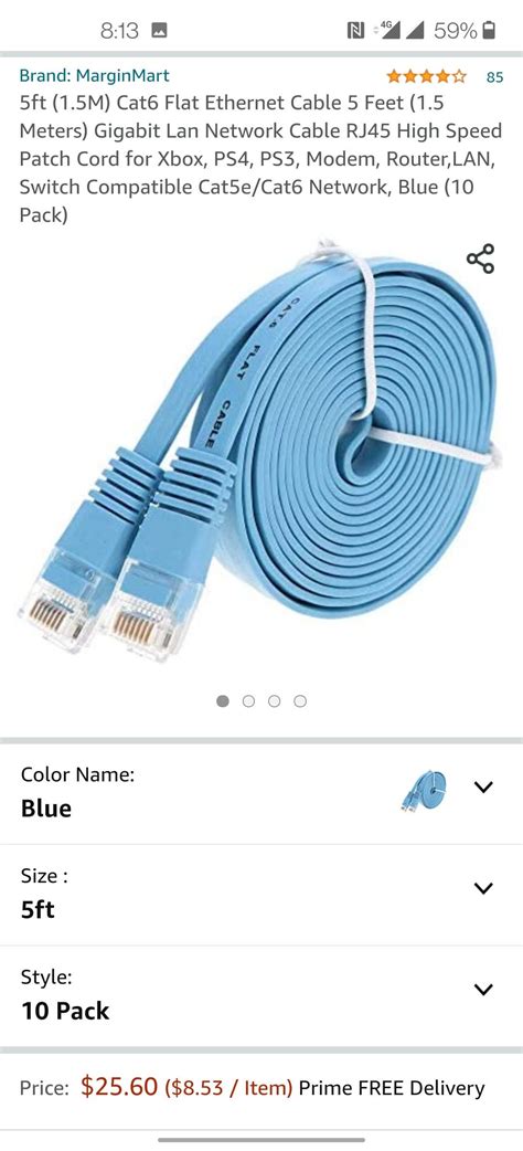 [Amazon.ca] Cat6 Flat Ethernet Cable 15 Feet for $3.46 - Page 2 ...