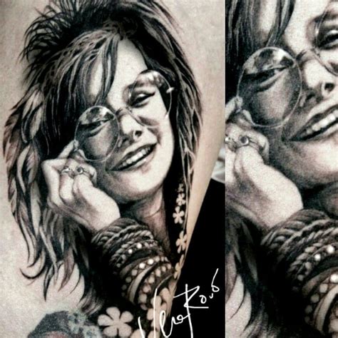 Janis Joplin tattoo | Portrait, Janis joplin, Portrait tattoo