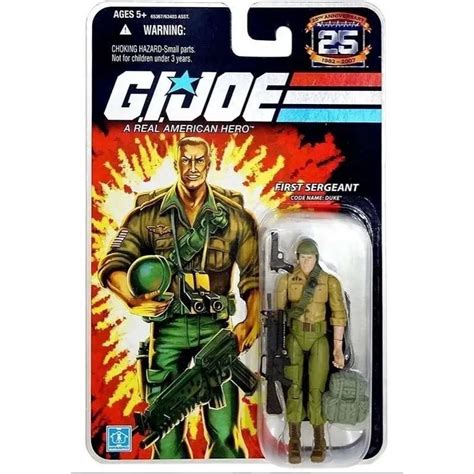 Figura gi joe 25TH duke first sergeant ano 2007 comandos em ação no