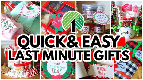 Quick Easy Last Minute Dollar Tree Christmas Gift Ideas Unique And