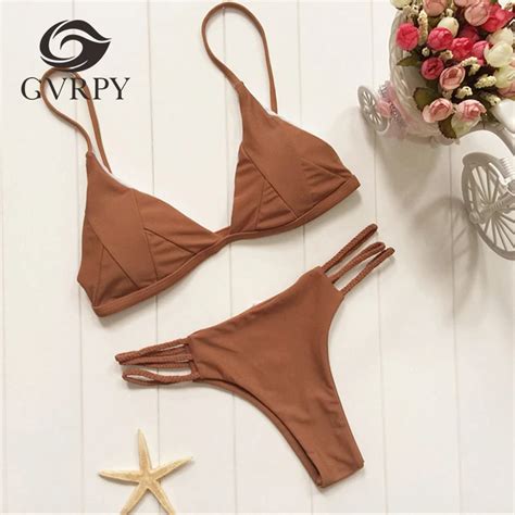 Sexy Women Bikinis Swimsuit Swimwear Female Brazilian Push Up Retro