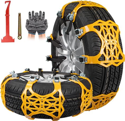 Amazon fr Oziral Lot de 7 chaînes à neige réglables pour voiture