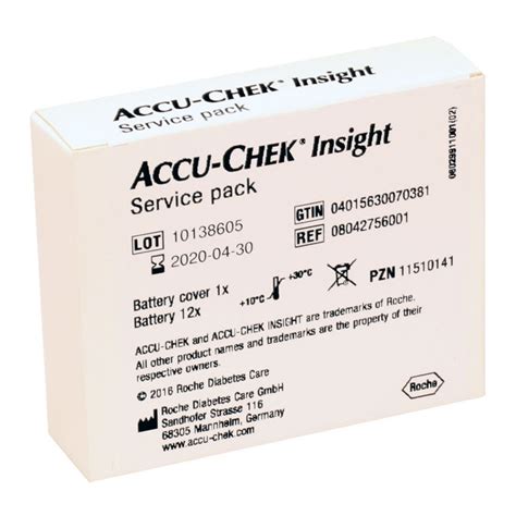 Accu Chek Insight Service Pack F R Accu Chek Insight St Ck Diashop