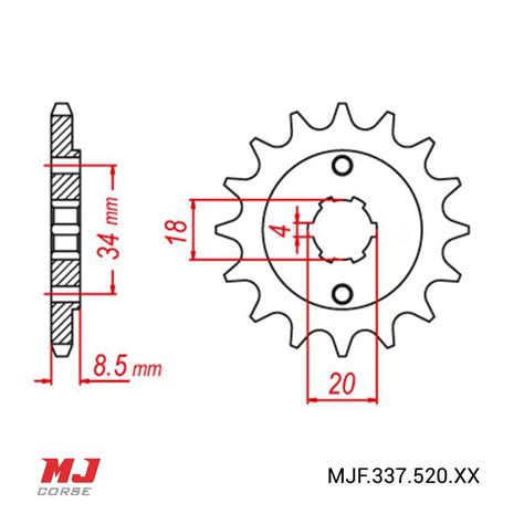 Pignon Compatible Avec Honda Cmx Rebel Mj Corse