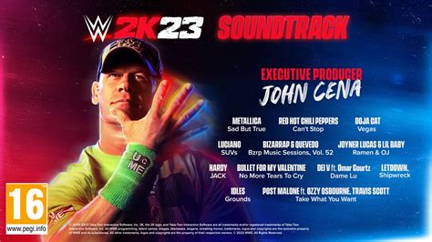 Wwe 2k23 Rivelata La Colonna Sonora Curata Da John Cena News